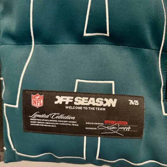 Unisex Midnight Green Philadelphia Eagles Off Season x NFL Team Puffer Jacket - Picture 2 of 9
